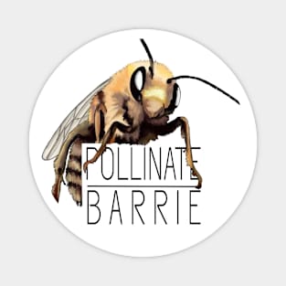 Pollinate Barrie Logo (Longhorn Bee) Magnet